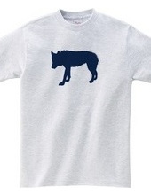 Zoo-Shirt |  A solitary wolf