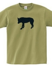 Zoo-Shirt |  A solitary wolf