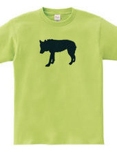 Zoo-Shirt |  A solitary wolf