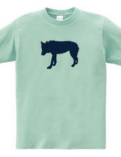 Zoo-Shirt |  A solitary wolf