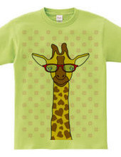 Giraffe and clover