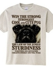 Jungle strongest Pug strong pursuit Desi