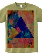 カラフル三角形Tシャツ002