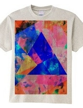 colorful triangle T-shirts 002