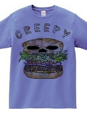 Creepy hamburger