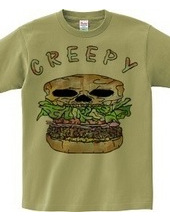 Creepy hamburger