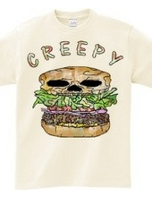 Creepy hamburger