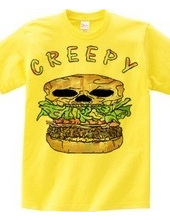 Creepy hamburger