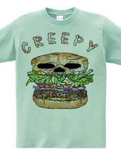 Creepy hamburger