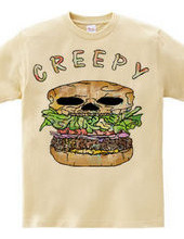 Creepy hamburger