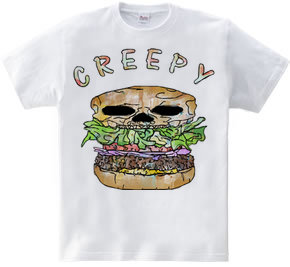 Creepy hamburger