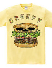 Creepy hamburger