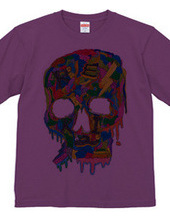 colorful skull