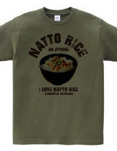 I LOVE natto meal vintage style