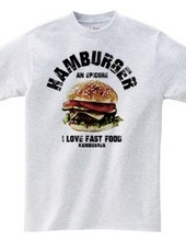 I LOVE hamburgers vintage style