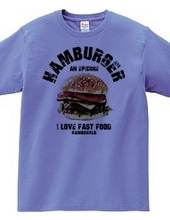 I LOVE hamburgers vintage style