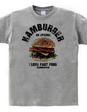 I LOVE hamburgers vintage style