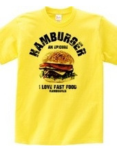 I LOVE hamburgers vintage style