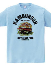 I LOVE hamburgers vintage style