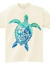  Tribal Honu (Hawaiian Ocean Color)