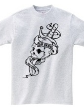 OLD SKOOL SKULL AND DAGGER