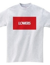 L O W E R S W H I T E ONLY BOX LOGO