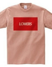 L O W E R S W H I T E ONLY BOX LOGO