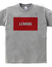 L O W E R S W H I T E ONLY BOX LOGO