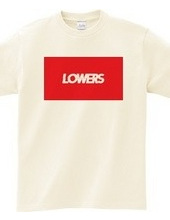 L O W E R S W H I T E ONLY BOX LOGO