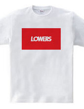 L O W E R S W H I T E ONLY BOX LOGO