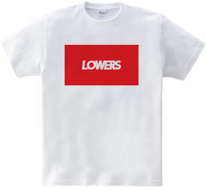 L O W E R S W H I T E ONLY BOX LOGO