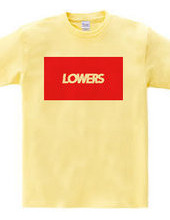 L O W E R S W H I T E ONLY BOX LOGO