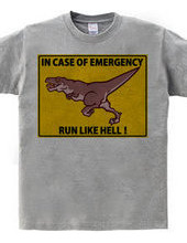 IN CASE OF EMERGENCY    RUN LIKE HELL!