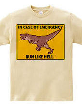 IN CASE OF EMERGENCY    RUN LIKE HELL!