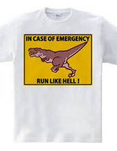 IN CASE OF EMERGENCY    RUN LIKE HELL!