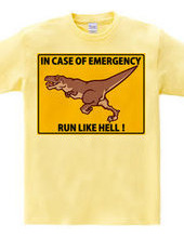 IN CASE OF EMERGENCY    RUN LIKE HELL!