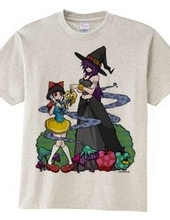 白雪ちゃんと毒魔女様Tシャツ