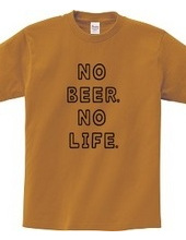 NO BEER, NO LIFE. ノービアーノーライフ ビールロゴ
