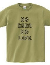 NO BEER, NO LIFE. ノービアーノーライフ ビールロゴ