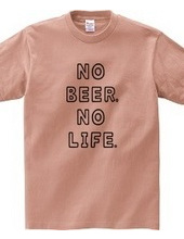 NO BEER, NO LIFE. ノービアーノーライフ ビールロゴ