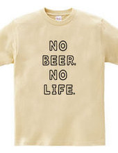 NO BEER, NO LIFE. ノービアーノーライフ ビールロゴ