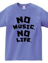 NO MUSIC, NO LIFE. ノーミュージックノーライフ ロゴ