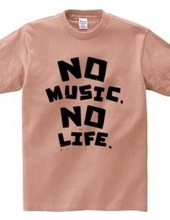 NO MUSIC, NO LIFE. ノーミュージックノーライフ ロゴ