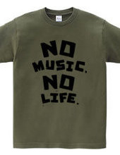 NO MUSIC, NO LIFE. ノーミュージックノーライフ ロゴ