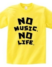 NO MUSIC, NO LIFE. ノーミュージックノーライフ ロゴ