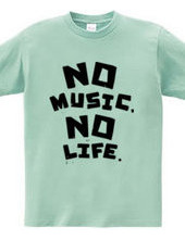 NO MUSIC, NO LIFE. ノーミュージックノーライフ ロゴ