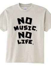 NO MUSIC, NO LIFE. ノーミュージックノーライフ ロゴ