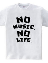 NO MUSIC, NO LIFE. Now music no life logo