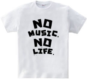 NO MUSIC, NO LIFE. ノーミュージックノーライフ ロゴ