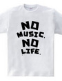 NO MUSIC, NO LIFE. ノーミュージックノーライフ ロゴ